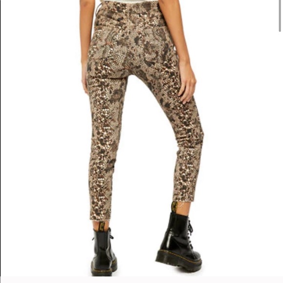 NWT Free People Snakeskin Pants - Picture 3 of 5